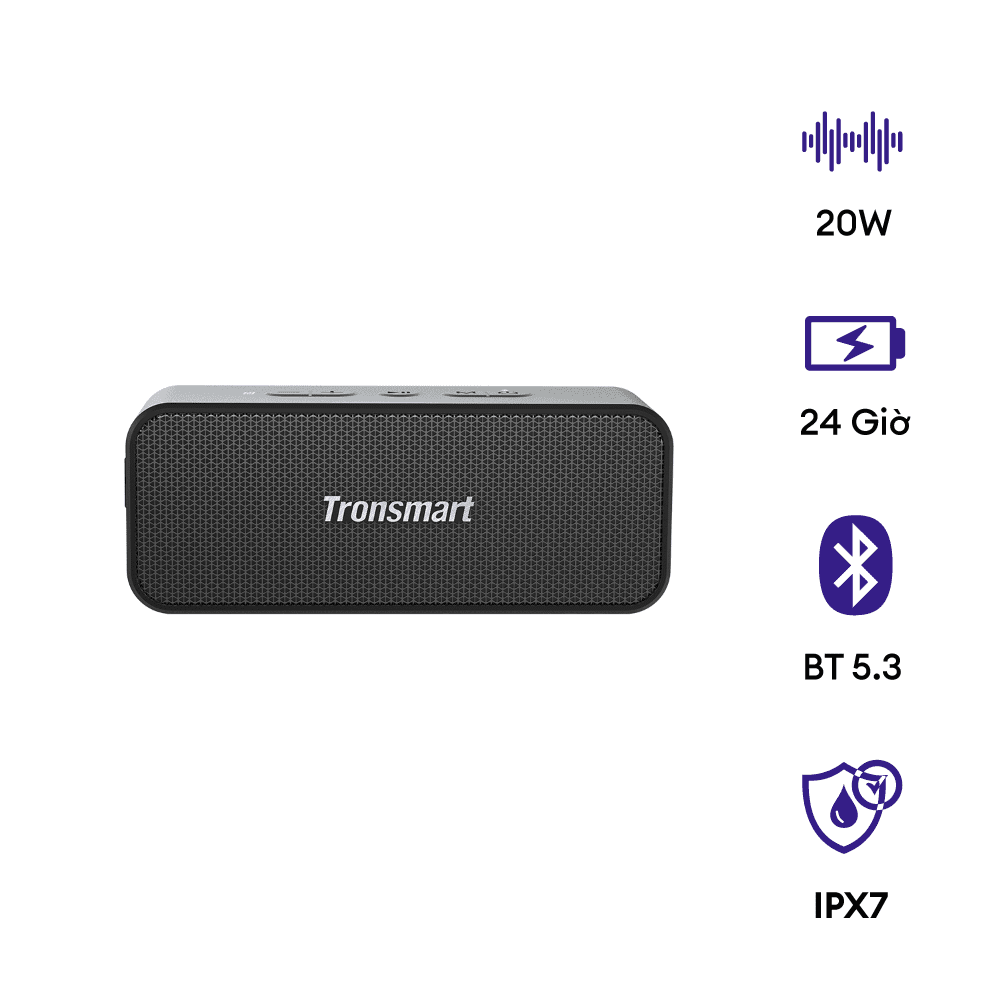 Loa Bluetooth Tronsmart Element T2 Plus – Hoàn Hảo Cho Cuộc Sống Năng Động 3 Loa Bluetooth Tronsmart Element T2 Plus – Hoàn Hảo Cho Cuộc Sống Năng Động