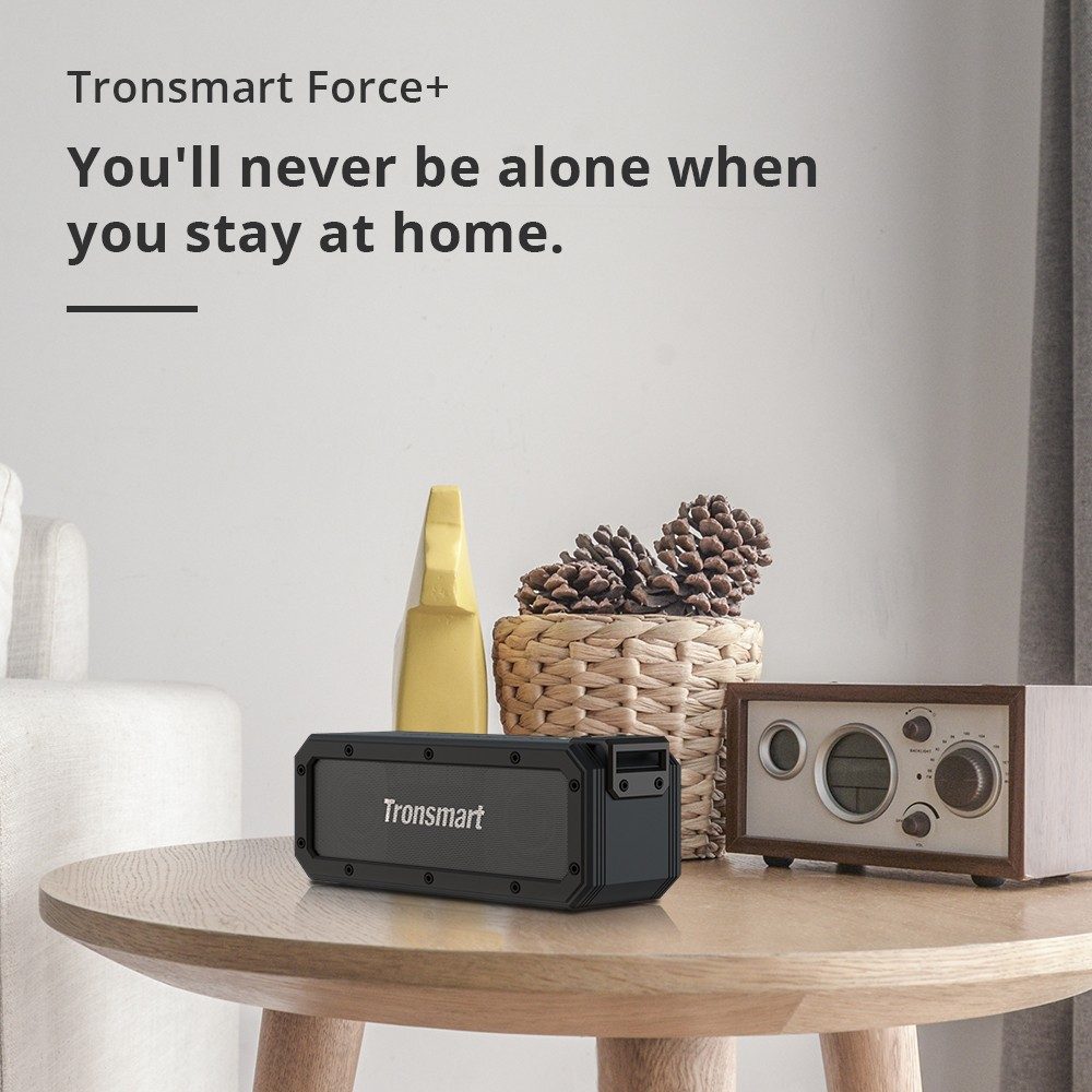 Loa Bluetooth ngoài trời Tronsmart Force+ 40W, chống nước IPX7, pin 15 giờ