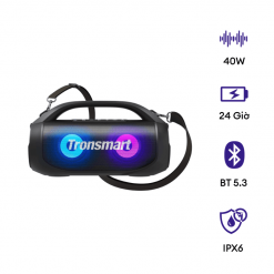 Loa Bluetooth 5.3 Tronsmart BANG SE, màu đen, công suất 40W