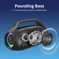 tronsmart bang2 party speaker with 90w booming bass 2 1