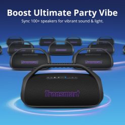 tronsmart bang2 party speaker with 90w booming bass 7 1